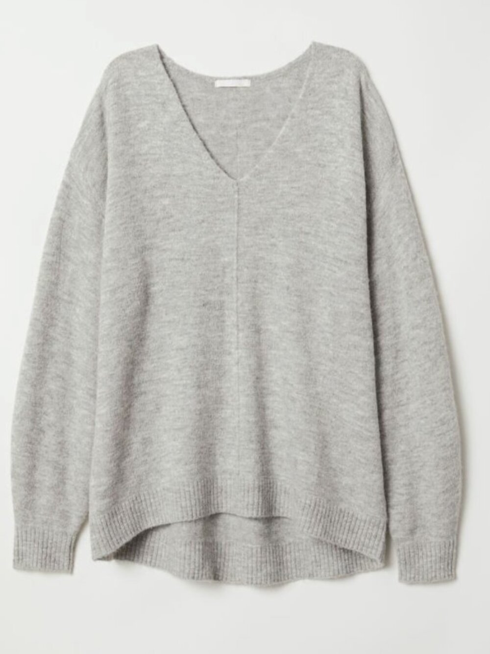 H&M Gray V-Neck Women's Sweater